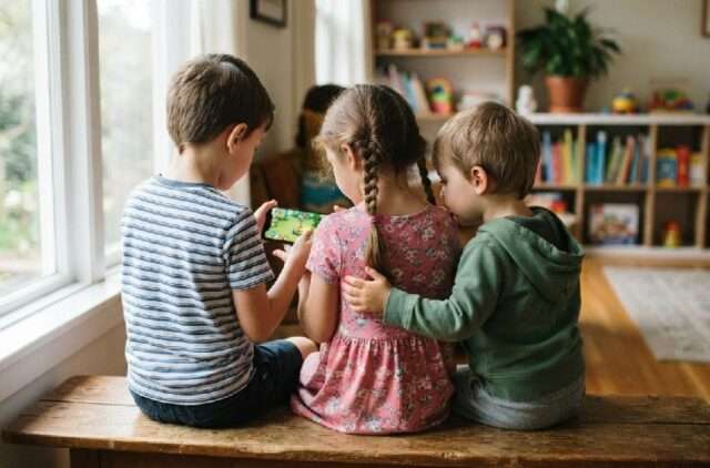 desarrollo niños celular