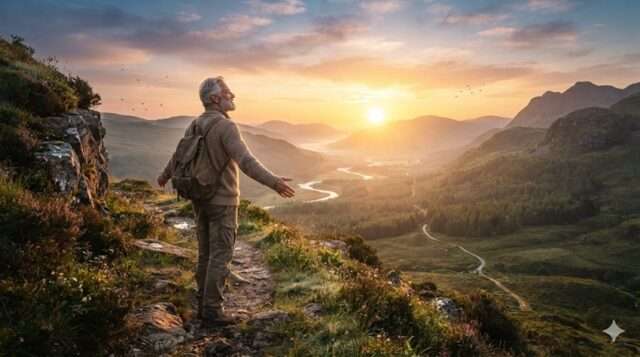 frente al horizonte paises camino atardecer aves hombre libertad