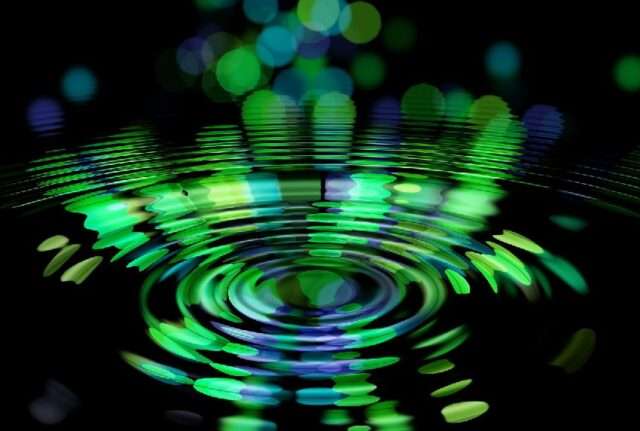 ondas agua colores