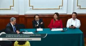 Discurso del Dr. Enrique Canchola Martínez en Homenaje Nacional al escultor Miguel Peraza en el Congreso de la Ciudad de México