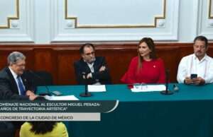 Discurso del Dr. Enrique Canchola Martínez en Homenaje Nacional al escultor Miguel Peraza en el Congreso de la Ciudad de México