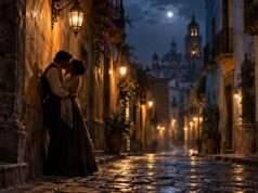 Aquel beso en la Puebla antigua