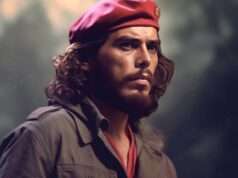 La imagen del “Che” Guevara en la marcha del 2 de octubre de 2026