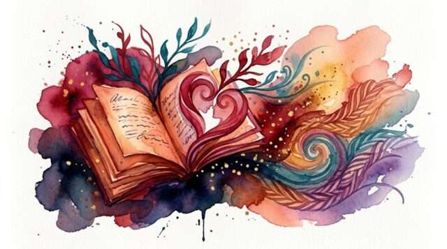 pasión amor libros amantes enamorados pareja abstracto